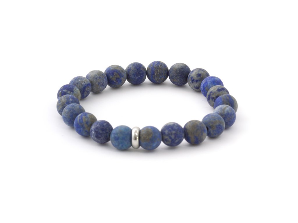 13394 mineralni koralkovy naramek z lapisu lazuli mink42 17