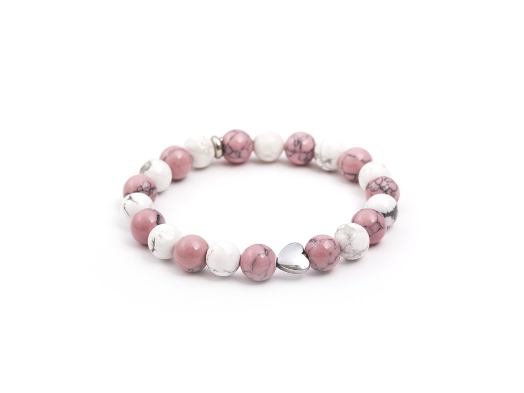 13487 mineralni koralkovy naramek z howlitu mink91 17