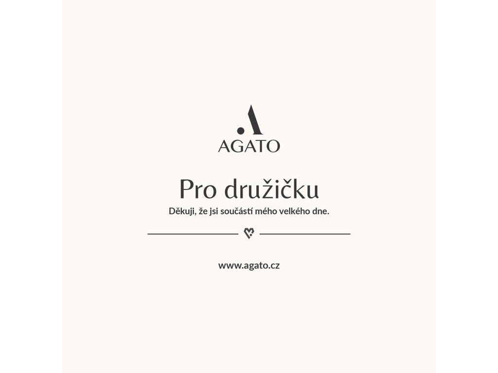 D&aacute;rkov&aacute; kartička Pro družičku