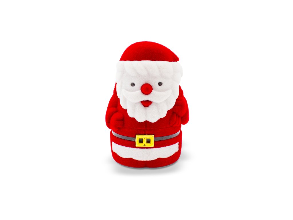 Sametov&aacute; d&aacute;rkov&aacute; krabička &ndash; Santa Claus KDET15